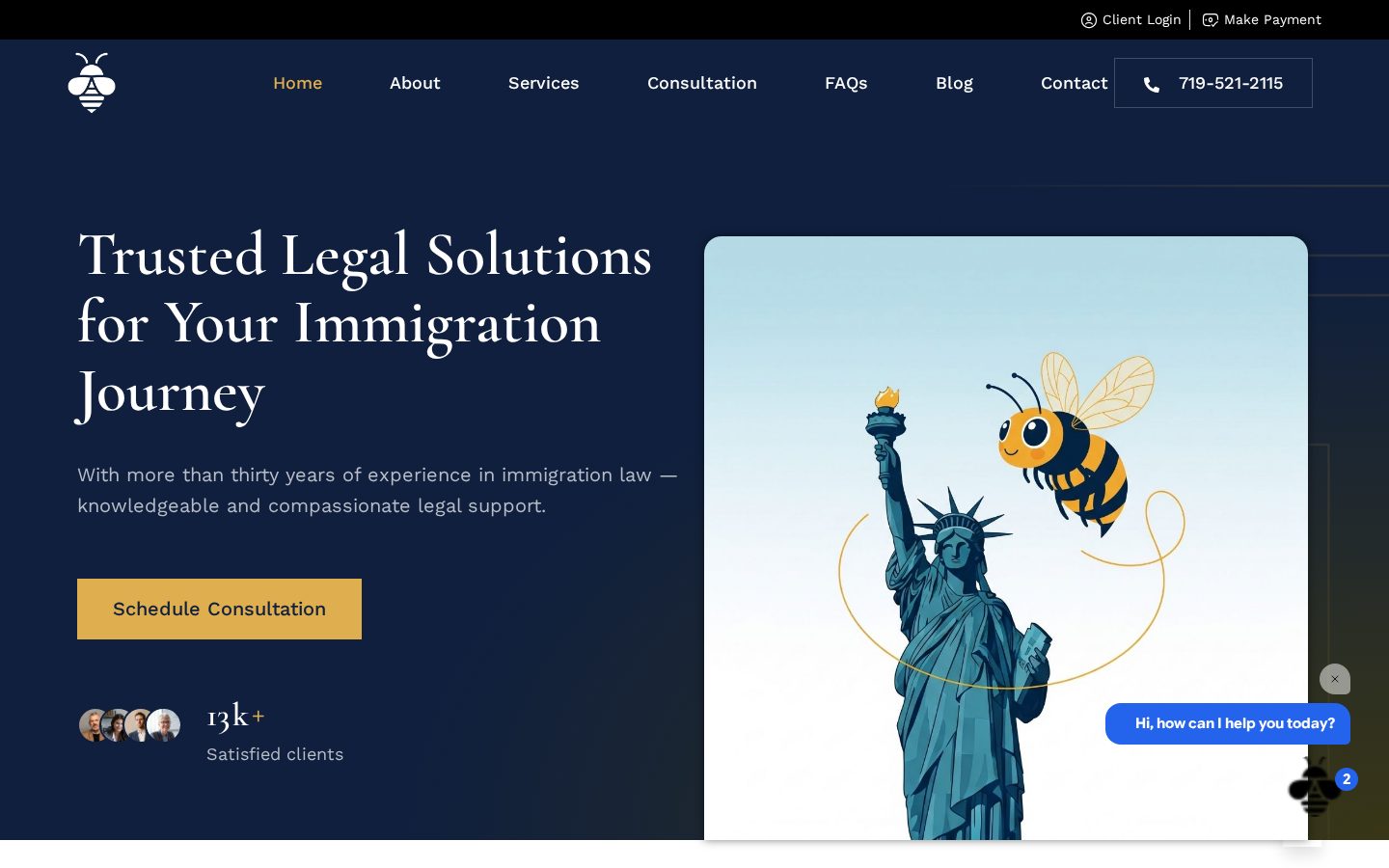 Blasingame Law website preview