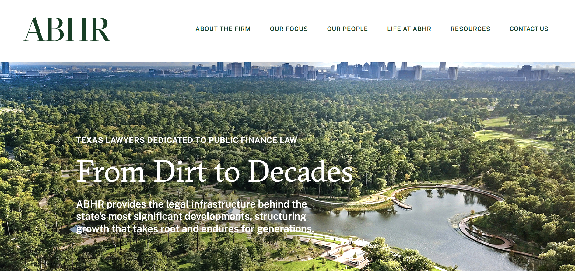 ABHR website preview
