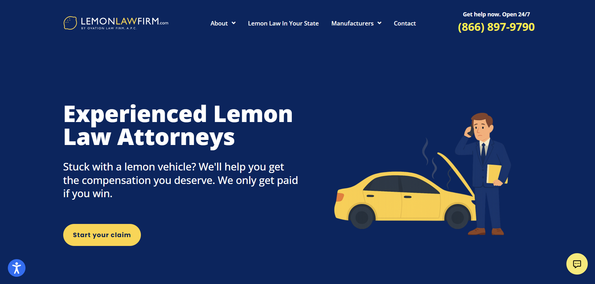 Lemon Law Firm website preview