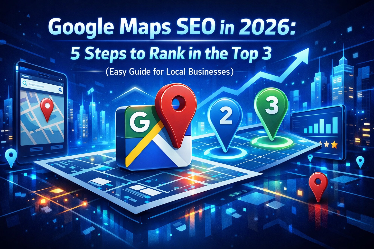 Google Maps SEO in 2026: 5 Steps to Rank in the Top 3 (Easy Guide for Local Businesses)