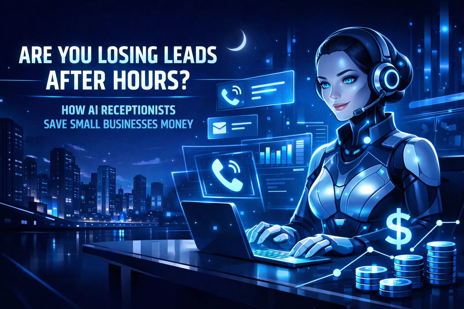 Are You Losing Leads After Hours? How AI Receptionists Save Small Businesses Money
