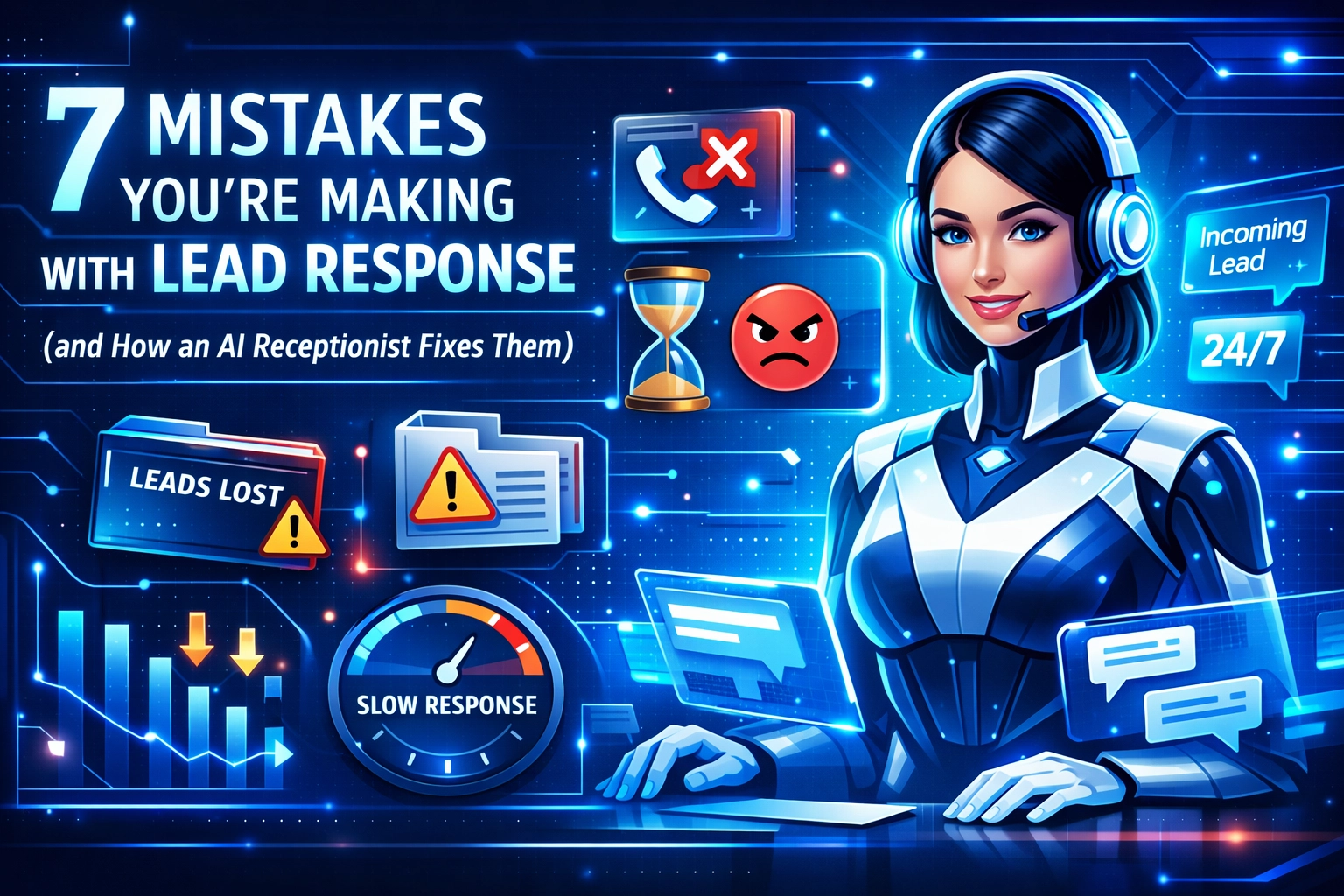 7 Mistakes You’re Making with Lead Response (and How an AI Receptionist Fixes Them)
